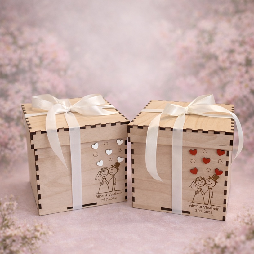 Svatební dárkový box pro novomanžele